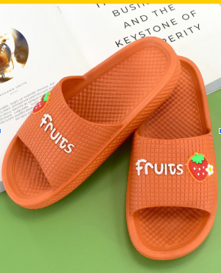 PVC Fruits & Bear Slide Sandals – Assorted Designs
