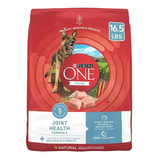 Purina ONE + Plus Joint Health Formula Dry Dog Food, 16.5 lb