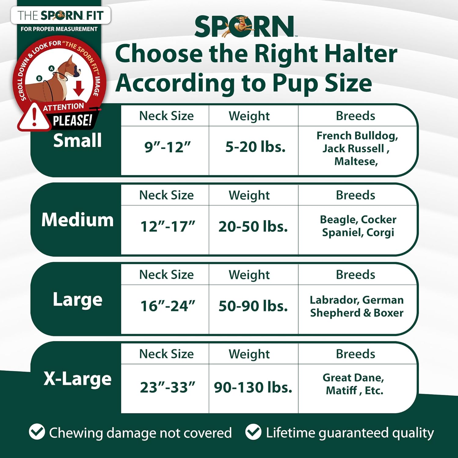 small, medium, large, xl dog harnesses 