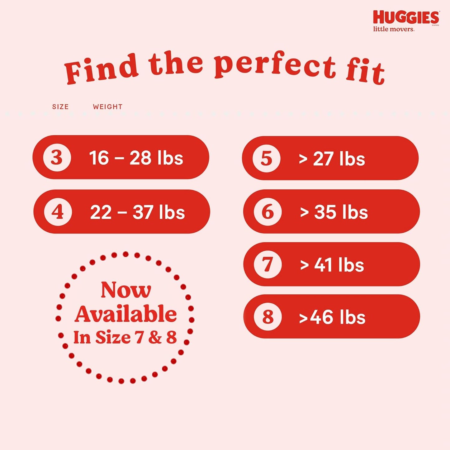 Huggies Little Movers Diapers, Size 7, 68ct